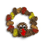 Thanksgiving turkey wreaths